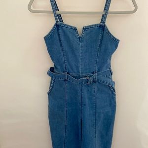 Hollister denim jumpsuit